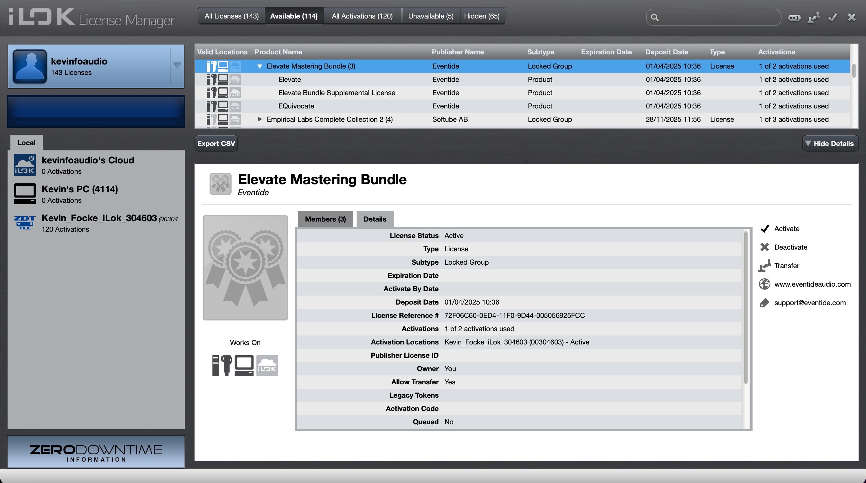 Eventide Elevate Mastering Bundle